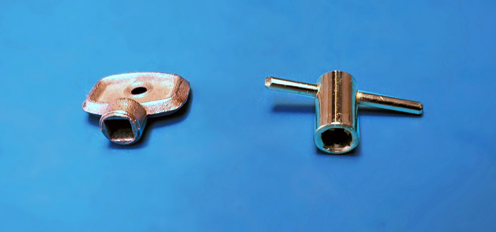 Ključ za odzračevalne ventile / Porabimanj INFO